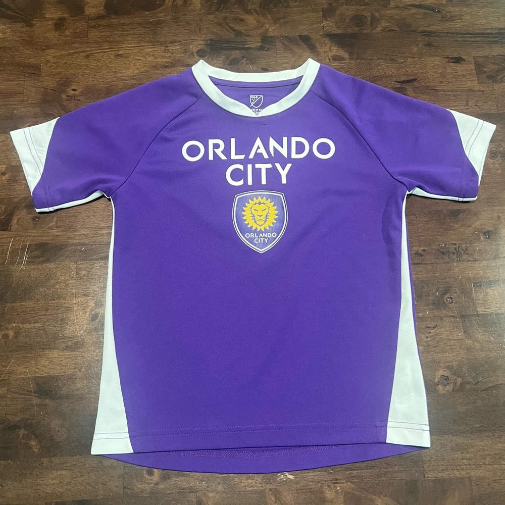 Orlando City Kids Purple Soccer Shirt / Jersey